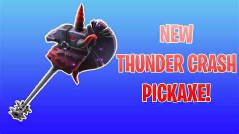 NEW THUNDER CRASH PICKAXE (DARK BOMBER) SOUND TEST AND DARK BOMBER IN ...