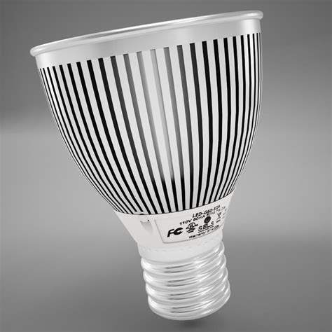 Par 20 HD LED light Bulb 3D Model $10 - .max .3ds .dwg .fbx .obj - Free3D