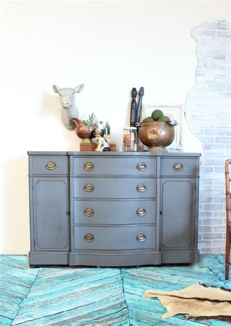 I { heart }Gray Painted Furniture - Refunk My Junk | Gray painted ...