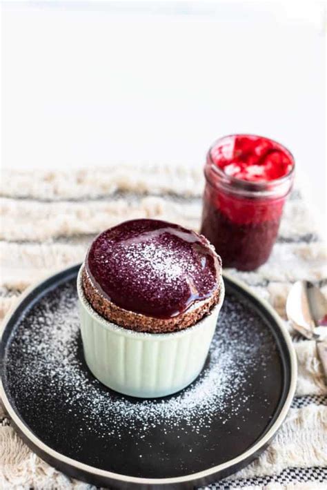 Mixed Berry + Chocolate Soufflé - Binge Worthy Bites