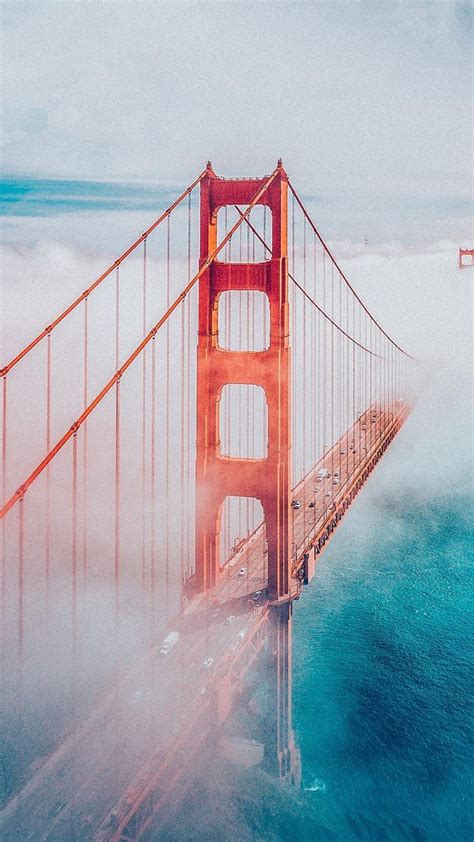 Golden Gate Bridge - Tap to see the 16 incredibly beautiful #aerial # ...