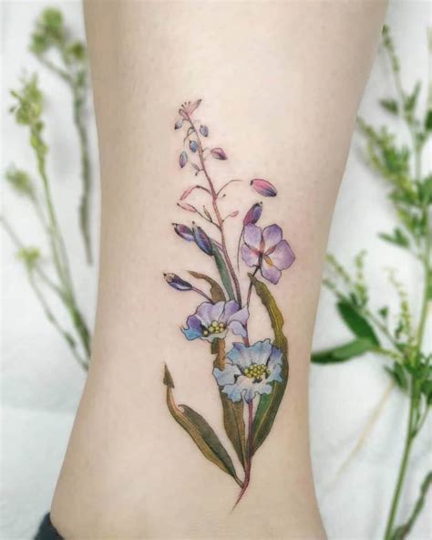 50 Coolest Wildflower Tattoo Ideas