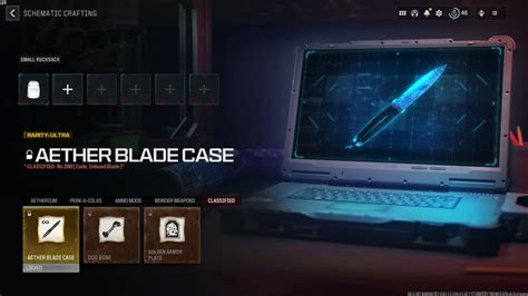 How to unlock the Aether Blade Case Schematic in Modern Warfare Zombies ...