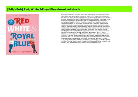 red white and royal blue pdf Red white & royal blue, a royal review ...