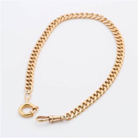 POCKET WATCH CHAIN in 18K gold. - Bukowskis