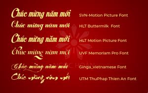 Tổng hợp Font chữ chúc mừng năm mới 2023, font chữ tết đẹp nhất - EU-Vietnam Business Network (EVBN)