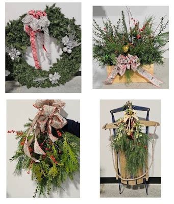 Franklin Matters: These are some of the Franklin Garden Club wreaths & arrangements for sale ...