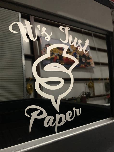 It’s Just Paper decal – ONDGAS