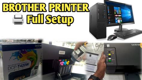 Brother DCP-T420w printer unboxing and setup || Brother DCP-T420w how to installation - YouTube