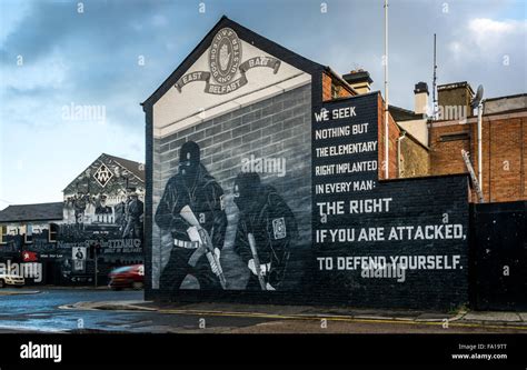 Large UVF Loyalist mural in East Belfast Stock Photo, Royalty Free Image: 92228104 - Alamy