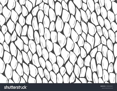 Abstract snake scale skin seamless pattern for fabric design. Vector illustration background ...