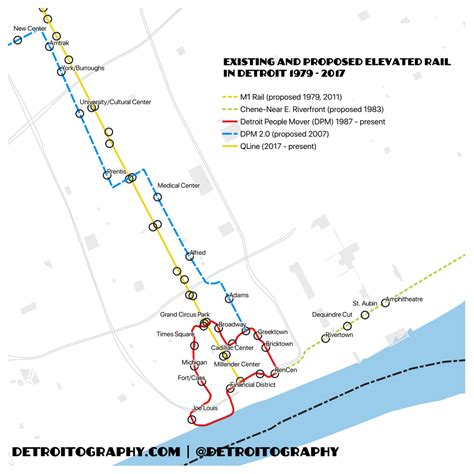 Map: Existing and Proposed Detroit People Mover Expansions | LaptrinhX / News