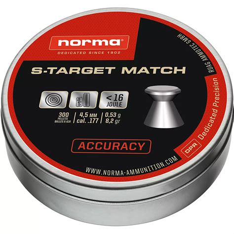 Norma USA S-Target Match .177 Air Pistol Pellets | Academy