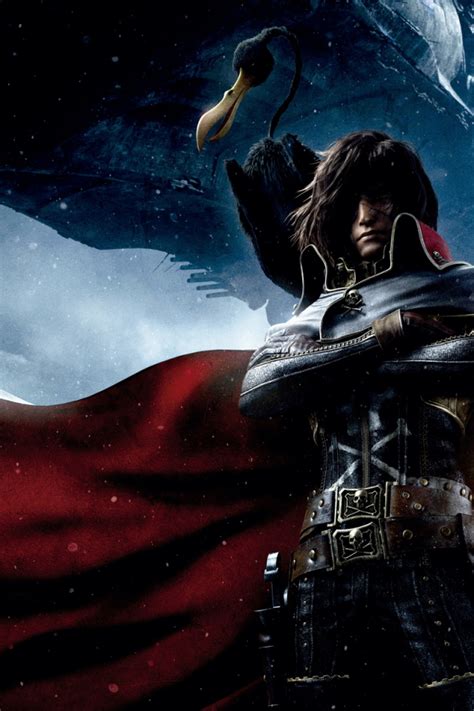 640x960 space pirate captain harlock, captain harlock, miime iPhone 4 ...