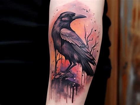 Crow Tattoo Meaning: Symbolism and Designs