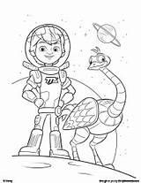 Miles From Tomorrowland Coloring Pages Disney sketch template