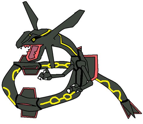 Shiny Rayquaza by dinodude444 on DeviantArt