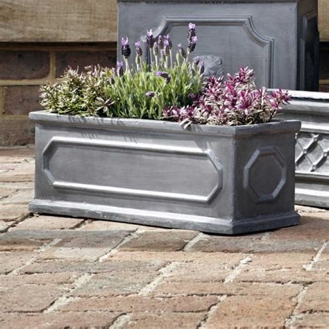 ClayFibre Chelsea Trough Planter - Harrod Horticultural | Trough planters, Large plant pots ...