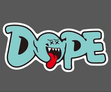 Buy Dope Sign Vinyl Graffiti Sticker | Wholesale Skateboard Laptop ...