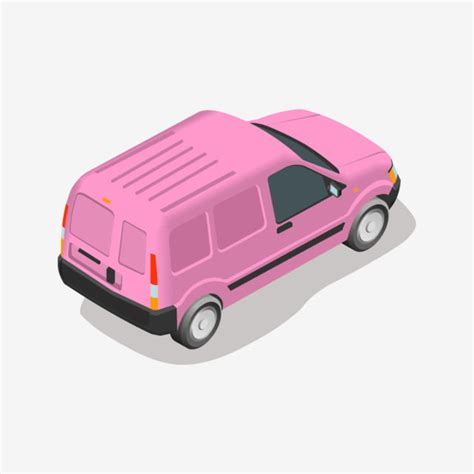 Cartoon Material Vector Hd Images, Pink Car Cartoon Material, Car ...