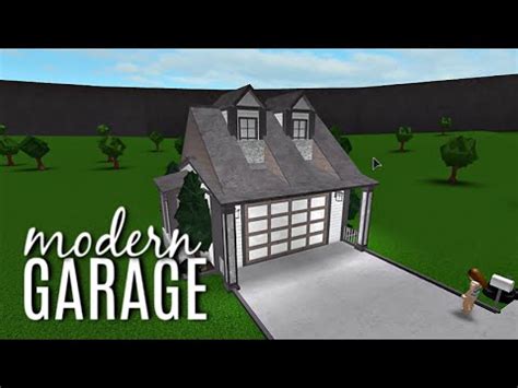 Roblox | Bloxburg | Modern Garage Tutorial 18k - YouTube