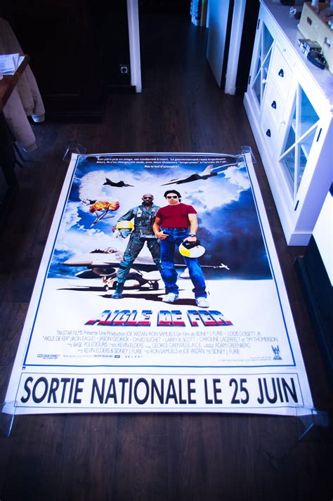 IRON EAGLE Original Movie Poster 1986 4x6 Ft Bus Shelter - Etsy