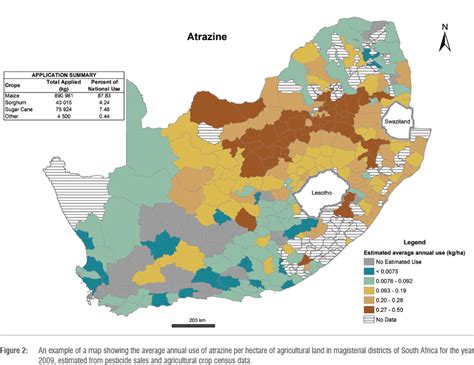 Development of pesticide use maps for South Africa