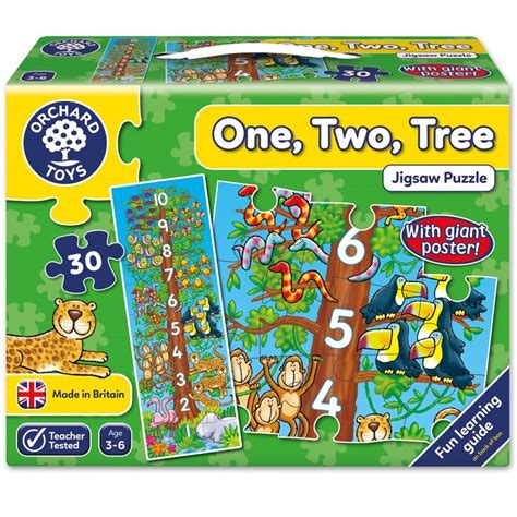 One, Two, Tree Jigsaw Puzzle | Jigsaw puzzles, Orchard toys, Giant poster