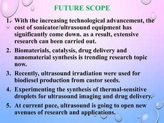 Sonochemistry seminar | PPT