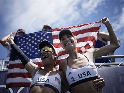 U.S. Women Take Olympic Gold In Beach Volleyball : Live Updates: The Tokyo Olympics : NPR