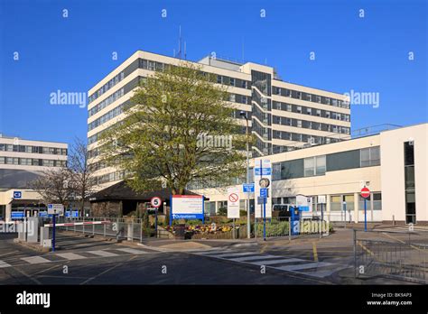 Barnsley District General Hospital, main entrance, Barnsley, South ...