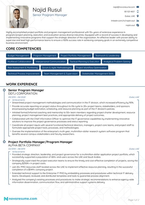 Program Manager Resume - Samples & Guide for 2024