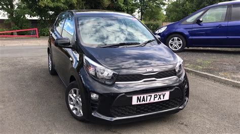 Used Kia Picanto 1.0 2 5dr Black 2017 - YouTube