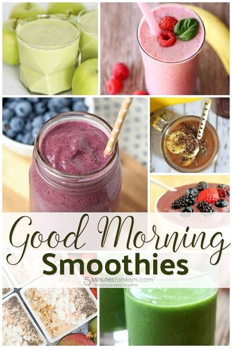 Good Morning Breakfast Smoothie Recipes | Morning smoothie recipes ...