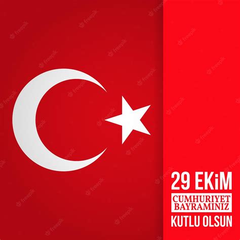 Premium Vector | Republic day turkey