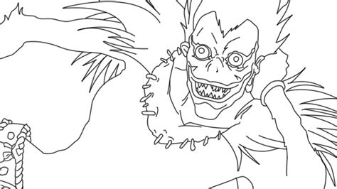 Ryuk Lineart by juanrajoy on DeviantArt