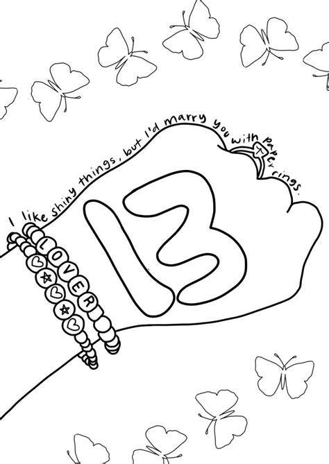 13 Taylor Swift Coloring pages for the Swiftie in your life | Taylor ...