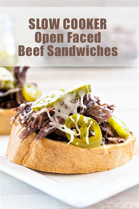 Slow Cooker Roast Beef Sandwiches - Dine and Dish