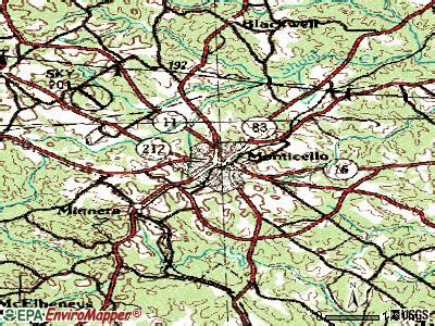 Monticello, Georgia (GA 31064) profile: population, maps, real estate, averages, homes ...