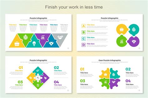 Puzzle Infographic Template - Design Cuts