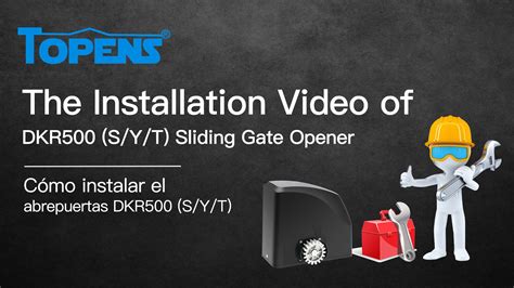 TOPENS Gate Opener Installation Video