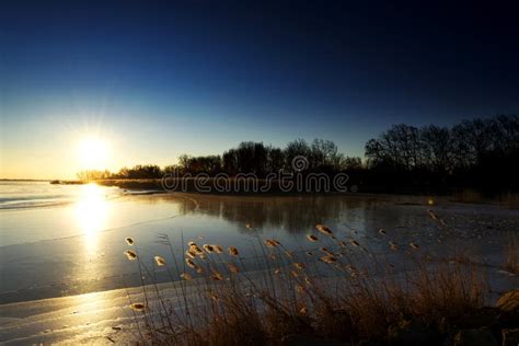 Lake Balaton in Winter Time, Hungary Stock Photo - Image of hungary, background: 95007070