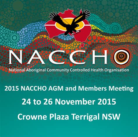 NACCHO AGM and Members Conference now 4 weeks away : Have you ...