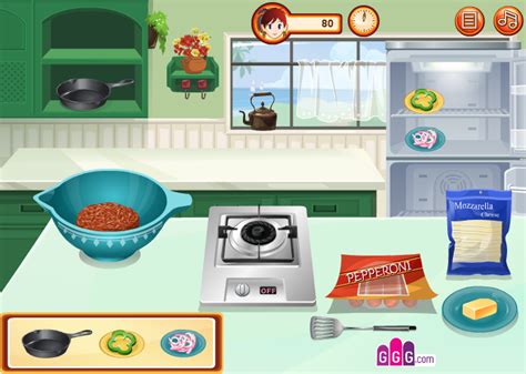 Sara's Cooking Class: Pizza Burger - Play Online on Flash Museum 🕹️