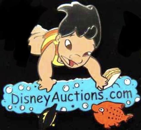 49021 - Lilo feeding Pudge the fish with DA logo - Lilo & Stitch ...