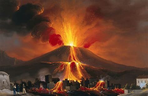 Eruption of Mount Vesuvius free public domain image | Look and Learn