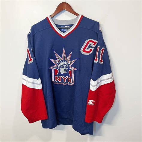 Vintage Vintage 90s New York Rangers Starter #11 Jersey | Grailed