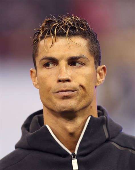 Cristiano Ronaldo of Real Madrid looks on during the UEFA Champions... | Cristiano ronaldo ...