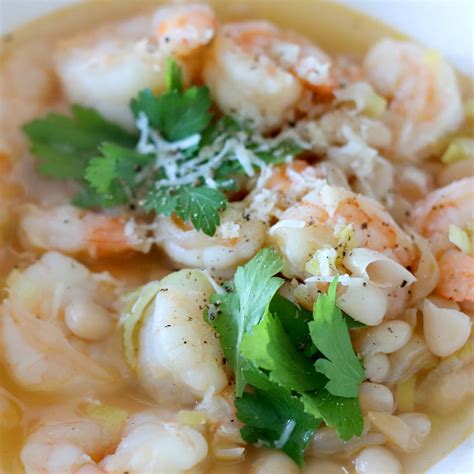 Italian Lemon Shrimp and Bean Stew Recipe | BowFlex