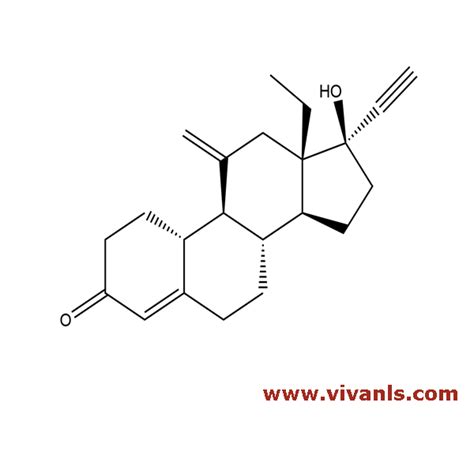 Etonogestrel, CAS Number 54048-10-1, Formula C₂₂H₂₈O₂, VIVAN Life Sciences